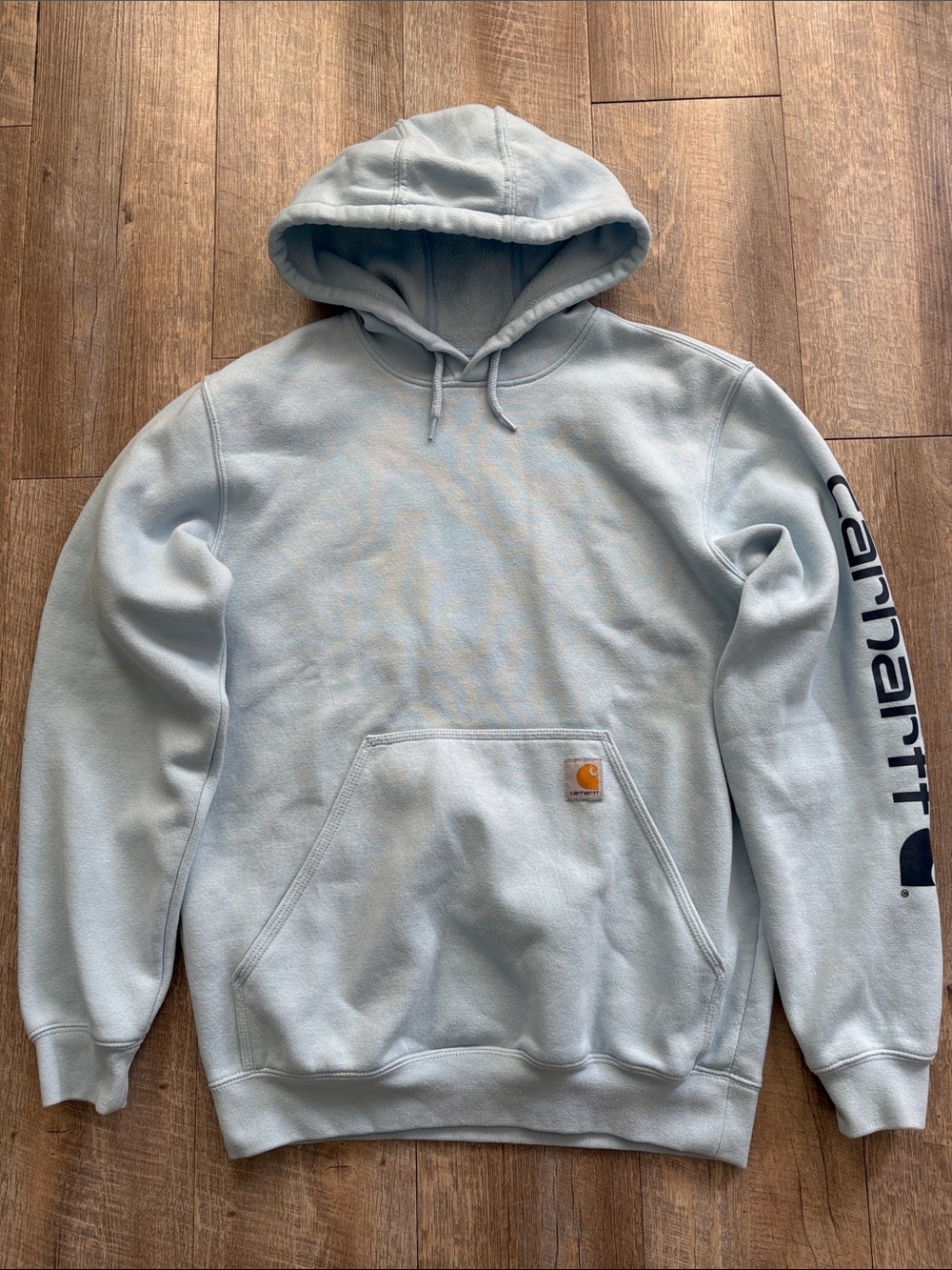 Carhartt Light Blue Pullover Hoodie NWOT